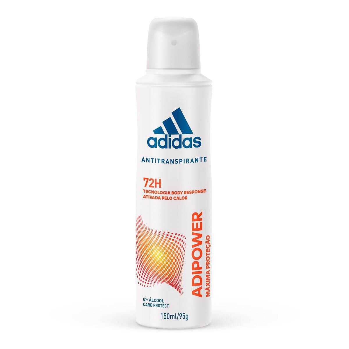 Desodorante Aerosol Antitranspirante Adidas Feminino AdiPower Máxima Proteção com 150ml 150ml