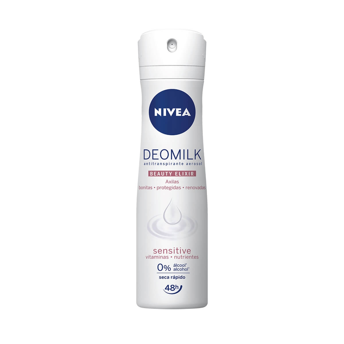 Desodorante Aerosol Feminino Nivea Deomilk Beauty Elixir Sensitive com 150ml Menor preço em Desodorante Aerosol Feminino Nivea Deomilk Beauty Elixir Sensitive com 150ml