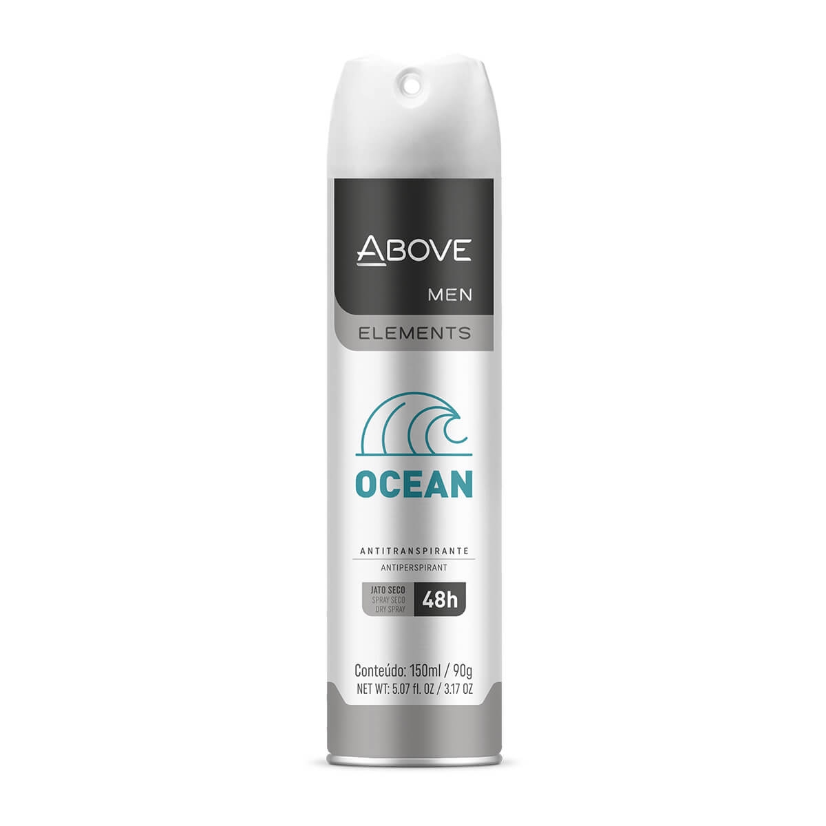 Desodorante Aerossol Antitranspirante Above Men Elements Ocean 150ml