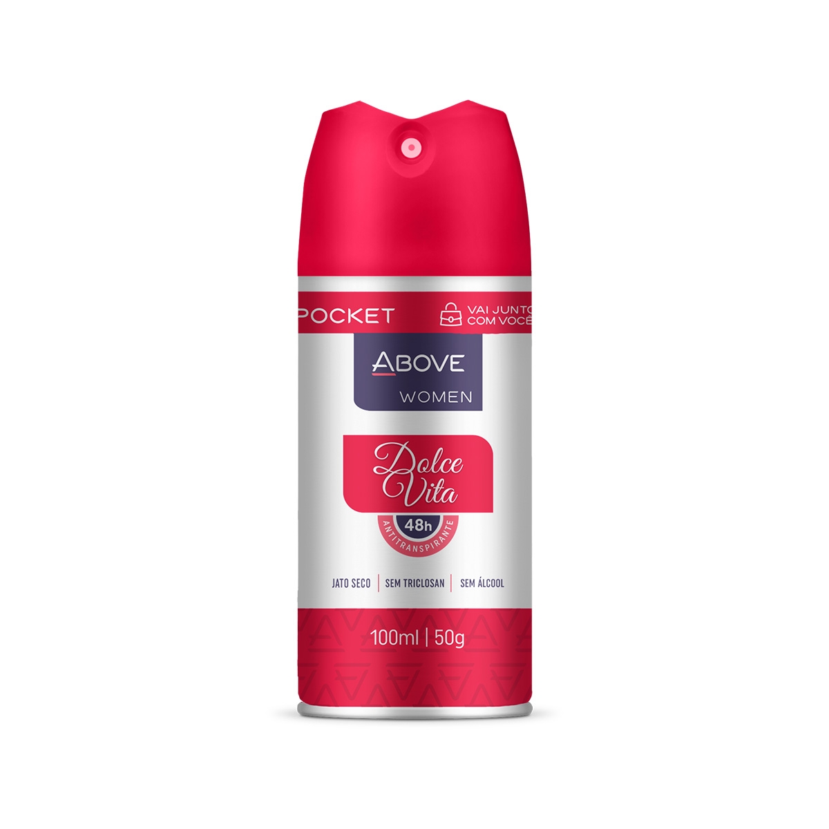 Desodorante Aerossol Antitranspirante Pocket Above Women Dolce Vita 100ml
