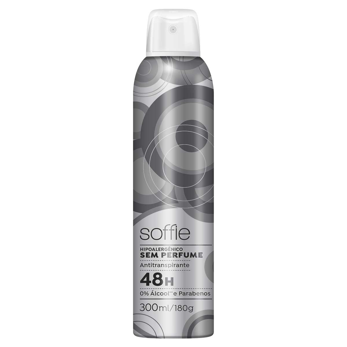 Desodorante Aerossol Antitranspirante Soffie Sem Perfume com 300ml 300ml