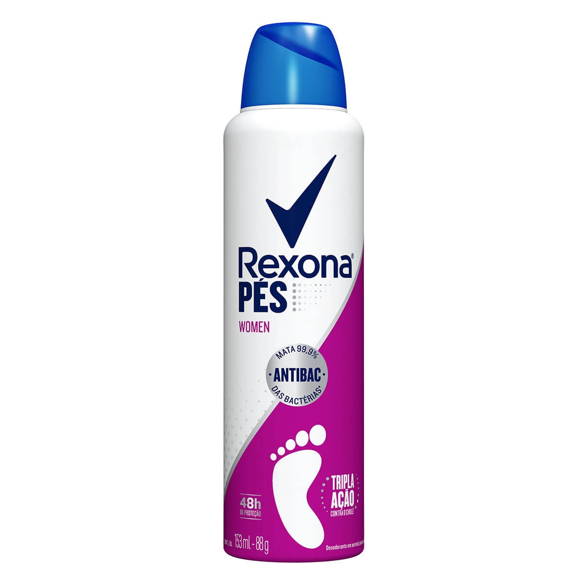 Desodorante Aerossol para os Pés Rexona Women com 153ml 153ml