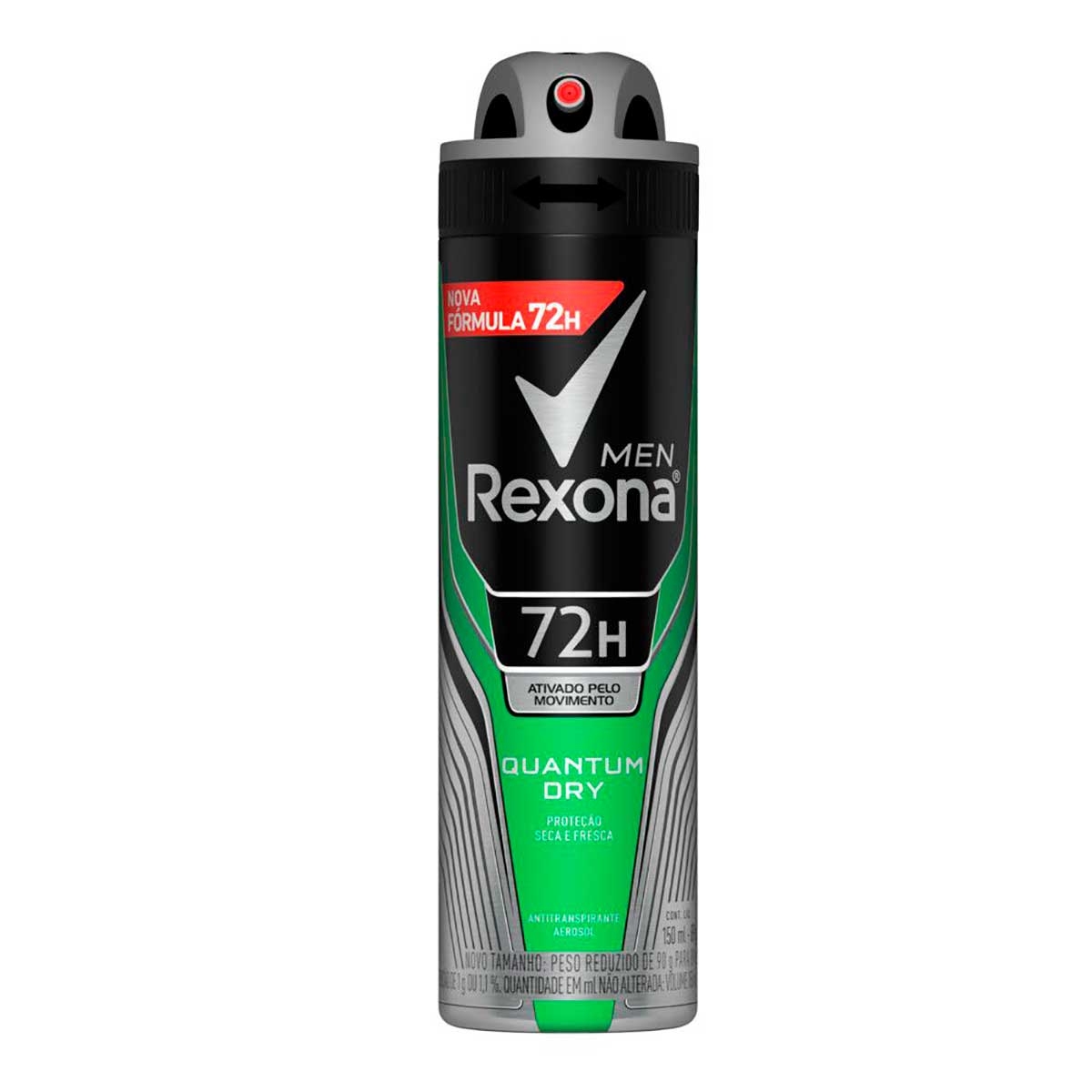 Desodorante Rexona Men Quantum Dry 72h Aerosol com 150ml 150ml