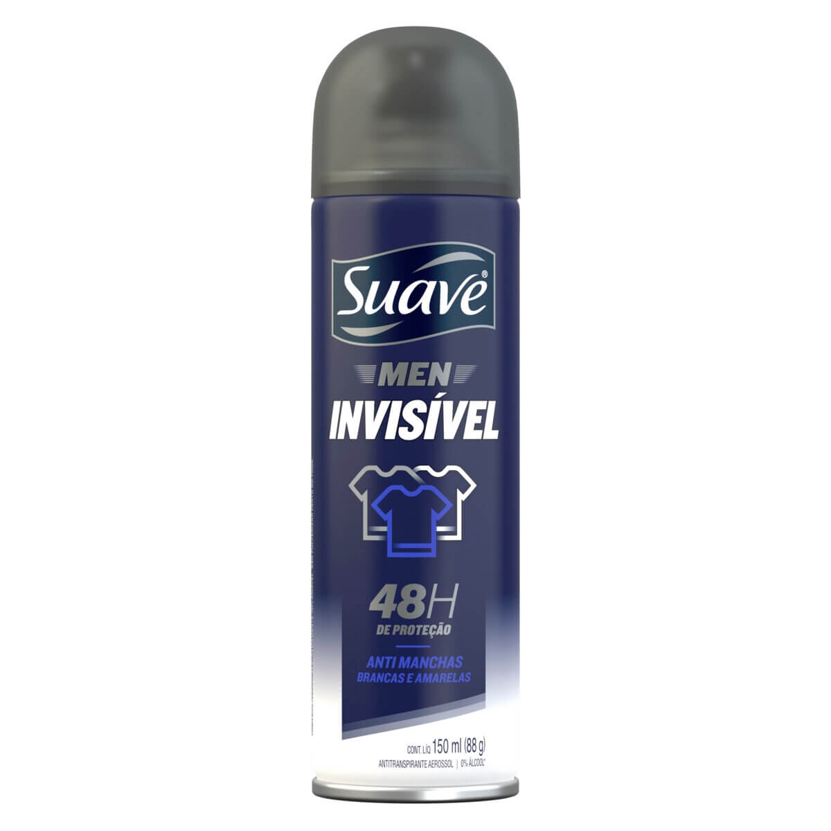 Desodorante Suave Men Invisível Aerosol Antitranspirante 48h de proteção com 150ml 150ml