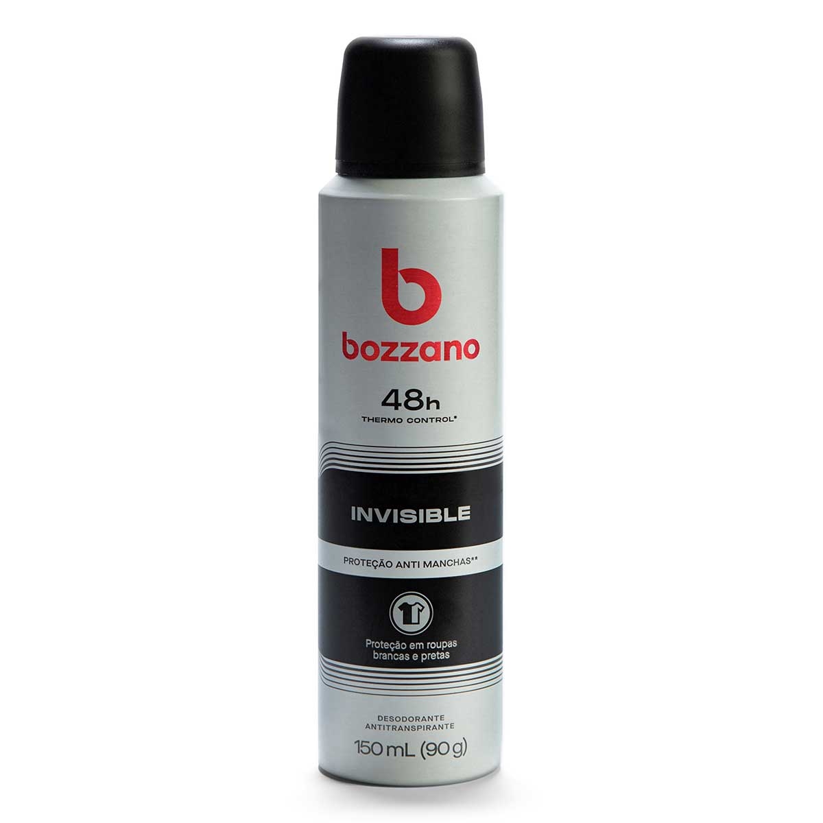 Desodorante Antitranspirante Aerosol Bozzano Invisible 48h com 150ml Menor preço em Desodorante Antitranspirante Aerosol Bozzano Invisible 48h com 150ml