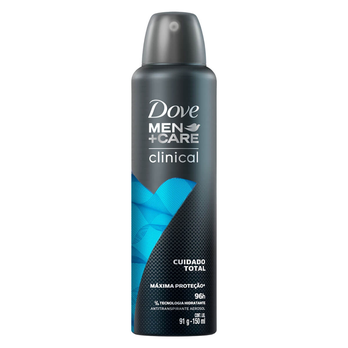 Desodorante Antitranspirante Aerosol Dove Men +Care Clinical Cuidado Total com 150ml 150ml