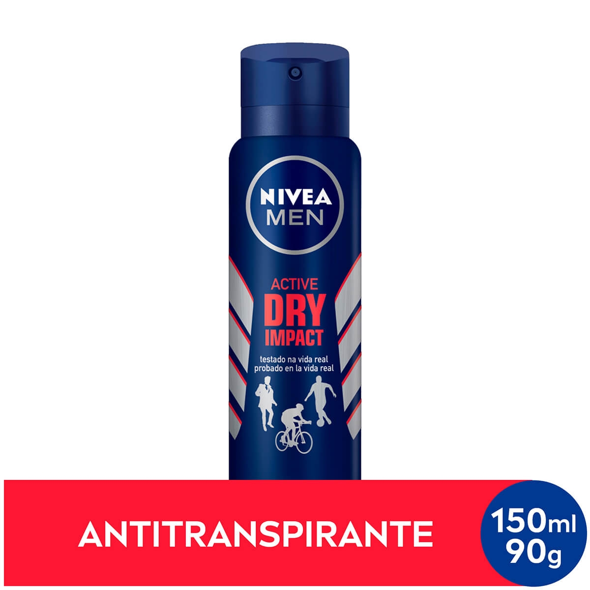 Desodorante Antitranspirante Aerosol Nivea Men Active Dry Impact Masculino com 150ml Menor preço em Desodorante Antitranspirante Aerosol Nivea Men Active Dry Impact Masculino com 150ml