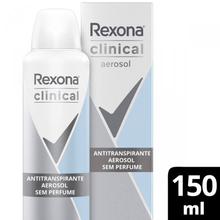 Desodorante Rexona Clinical Aerosol 150ml Men Diversas Fragrâncias em  Promoção na Americanas