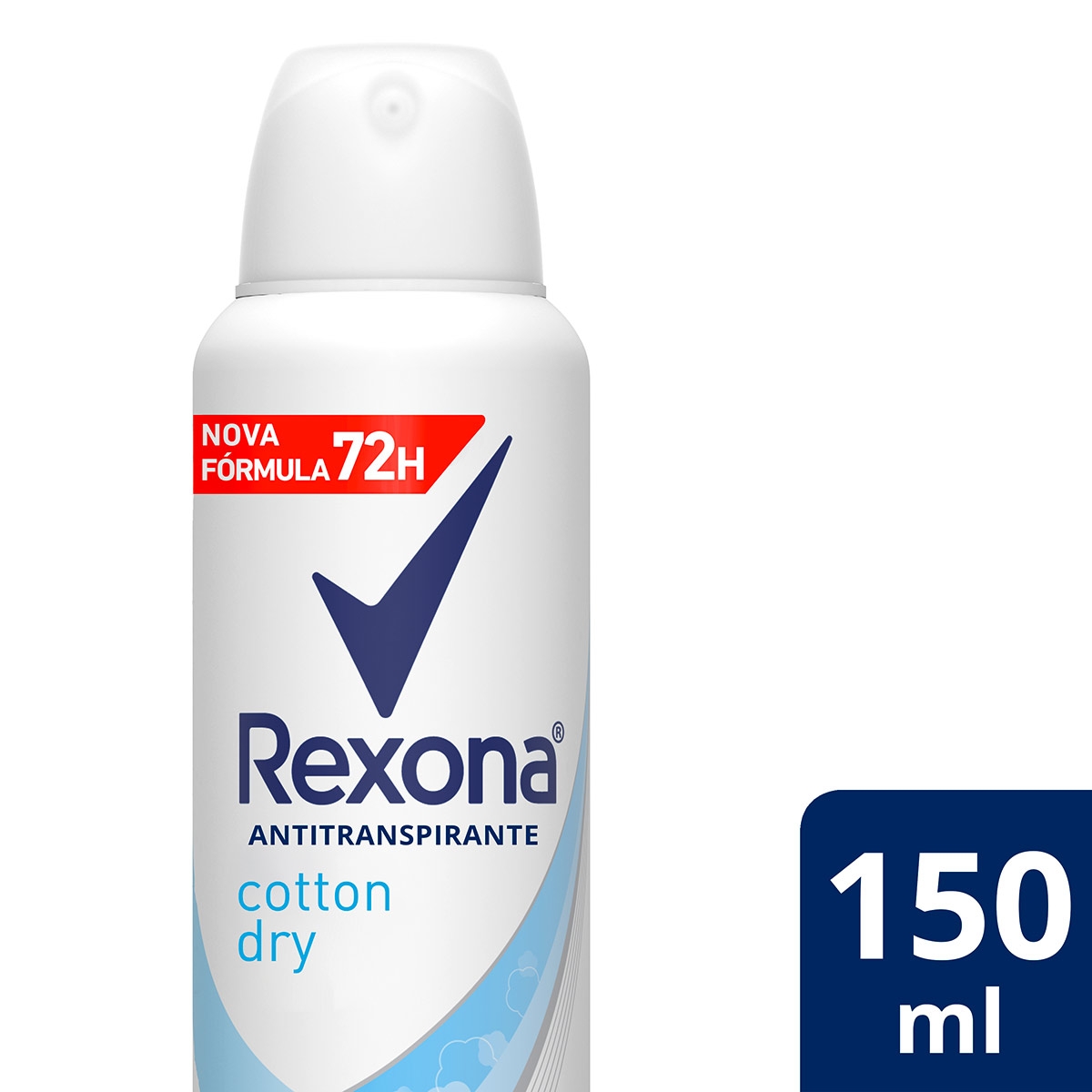 Desodorante Rexona Cotton Dry Feminino 72h Aerossol Antitranspirante com 150ml Menor preço em Desodorante Rexona Cotton Dry Feminino 72h Aerossol Antitranspirante com 150ml