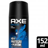 Desodorante Antitranspirante Aerosol Seco Axe Apollo Ice com 152ml