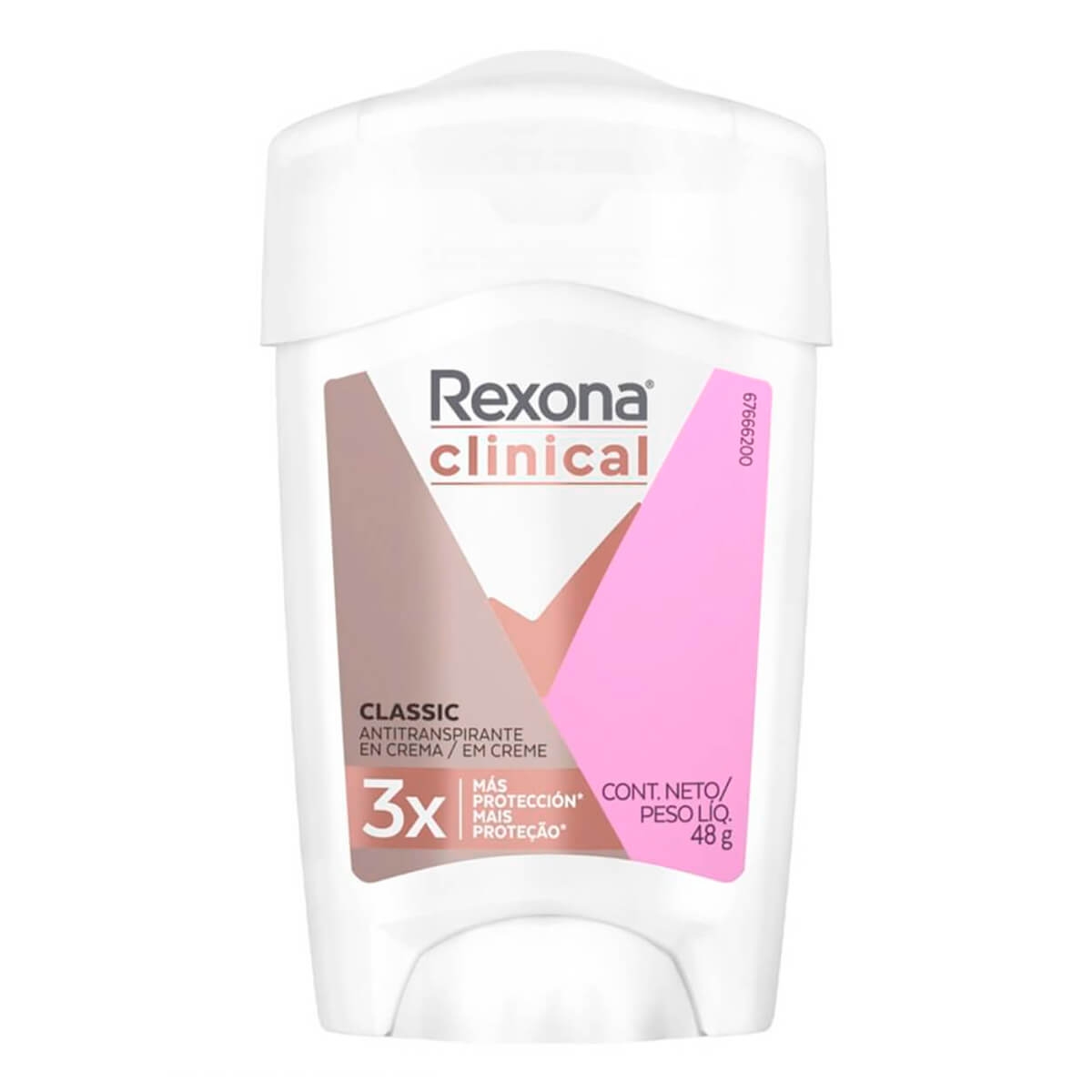 Desodorante Antitranspirante em Creme Rexona Clinical Classic 48g