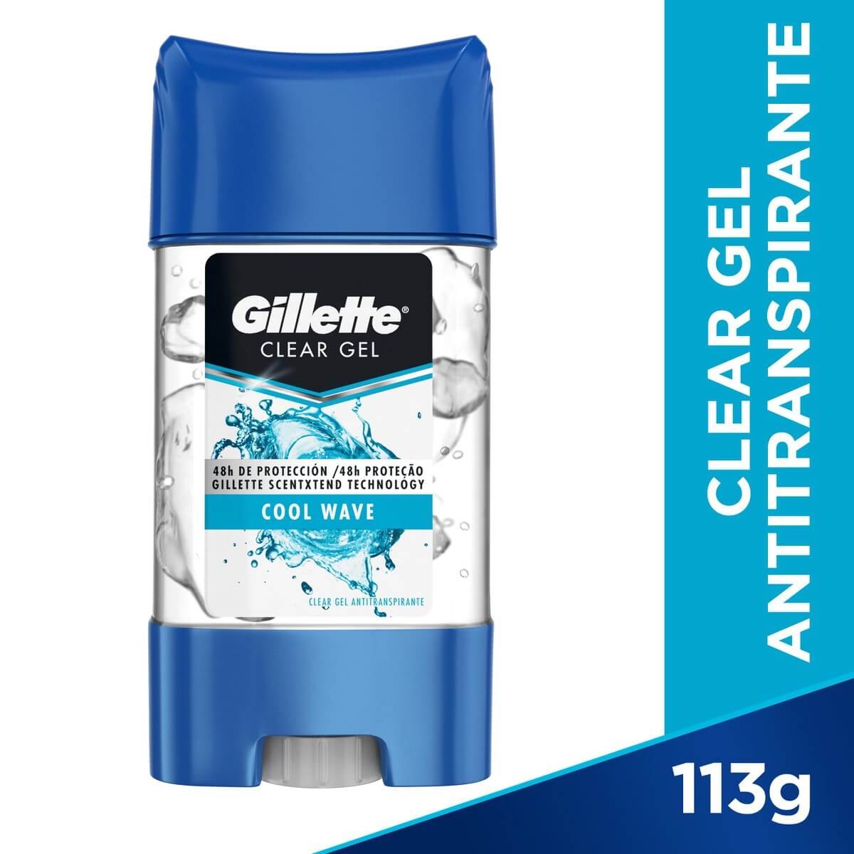 Desodorante Antitranspirante em Gel Gillette Cool Wave com 113g Droga