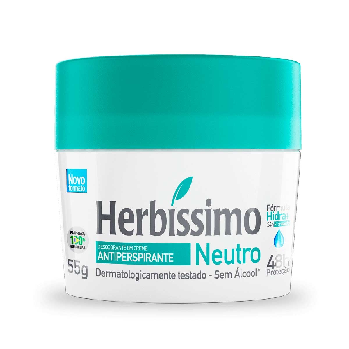 Desodorante Herbíssimo Neutro Antiperspirante em Creme com 55g Menor preço em Desodorante Herbíssimo Neutro Antiperspirante em Creme com 55g