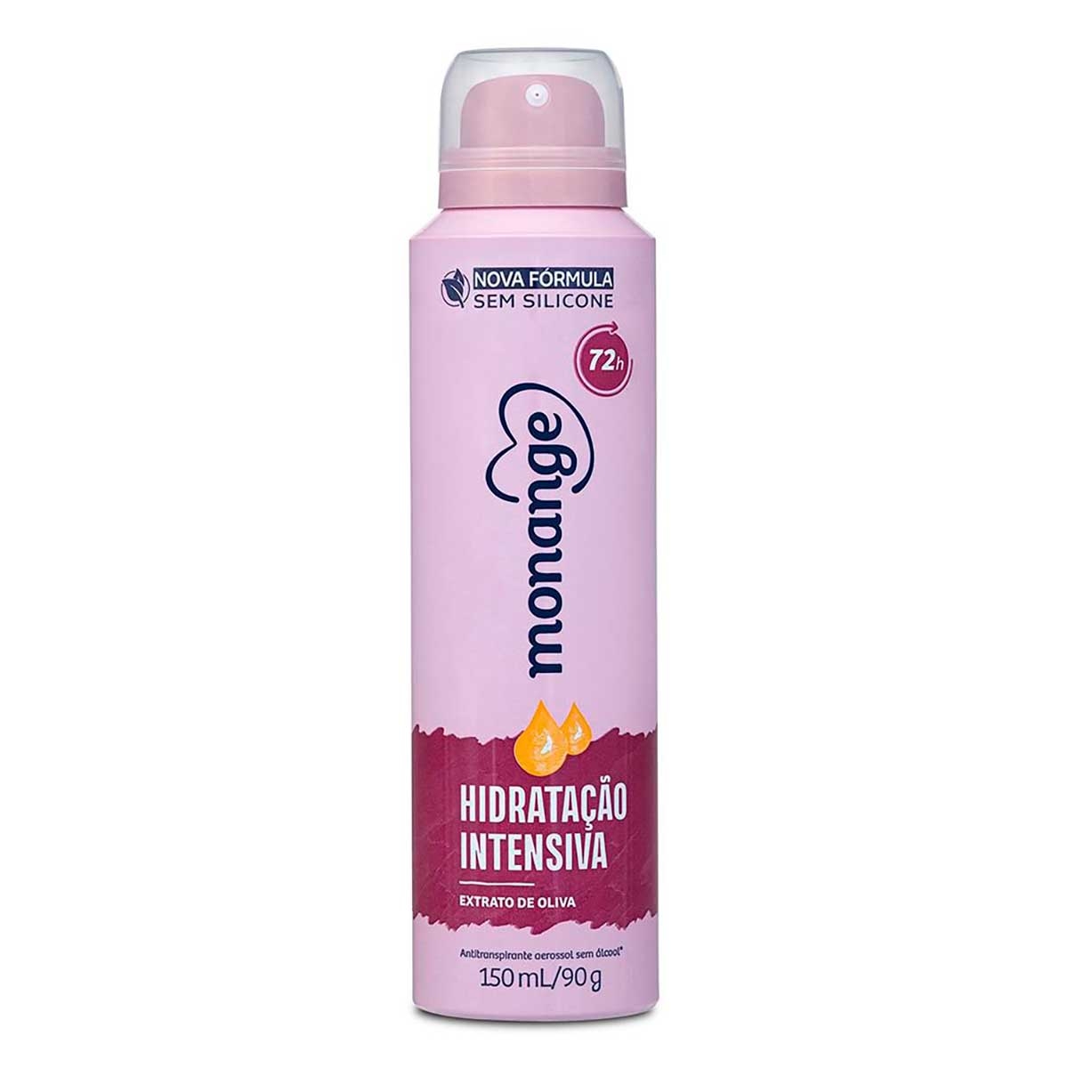 Desodorante Aerosol Antitranspirante Monange Feminino Hidratação ...