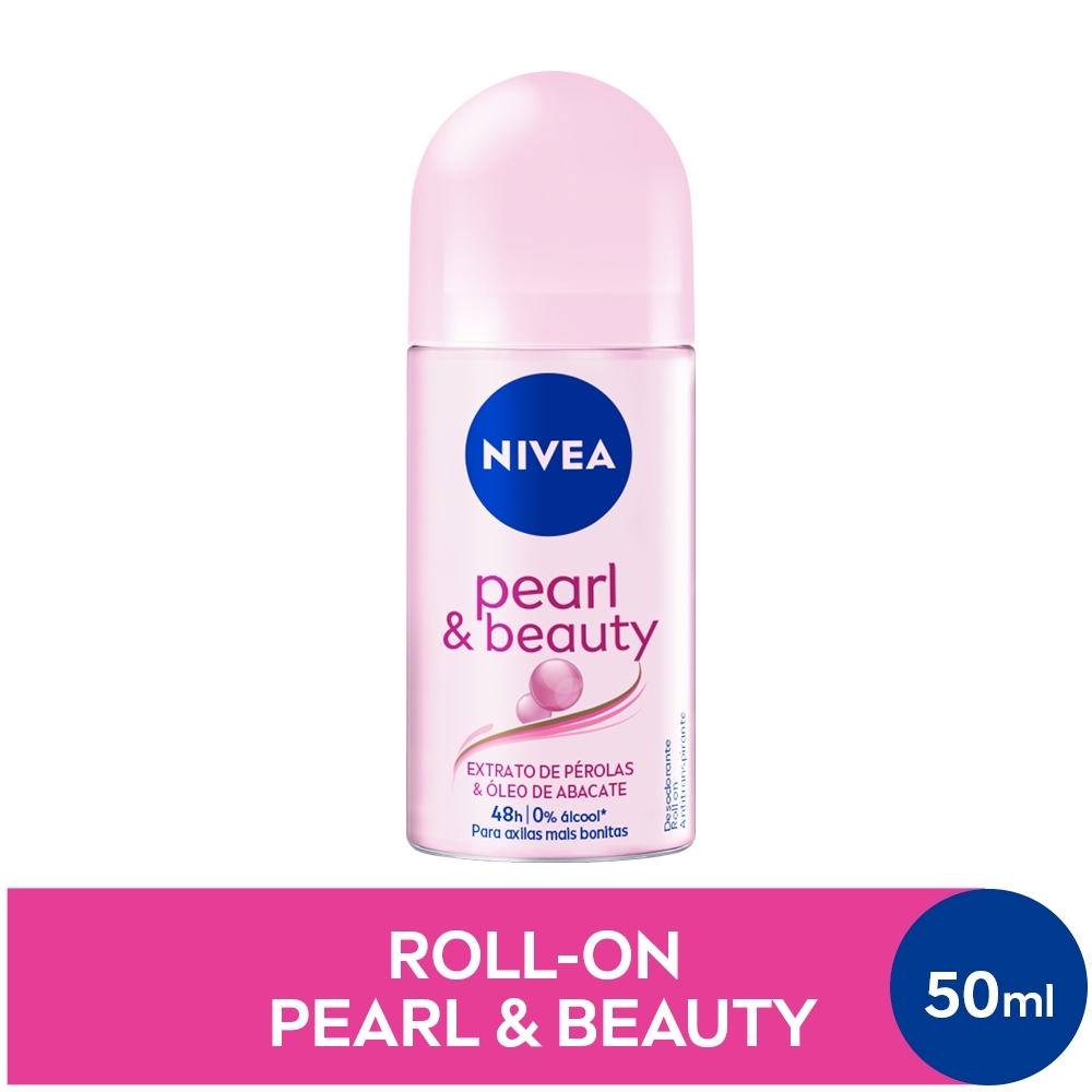 Desodorante Nivea Pearl & Beauty 48h Antitranspirante Roll On 50ml 50ml