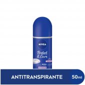 Desodorante Nivea Protect & Care Roll On Feminino Antitranspirante com 50ml
