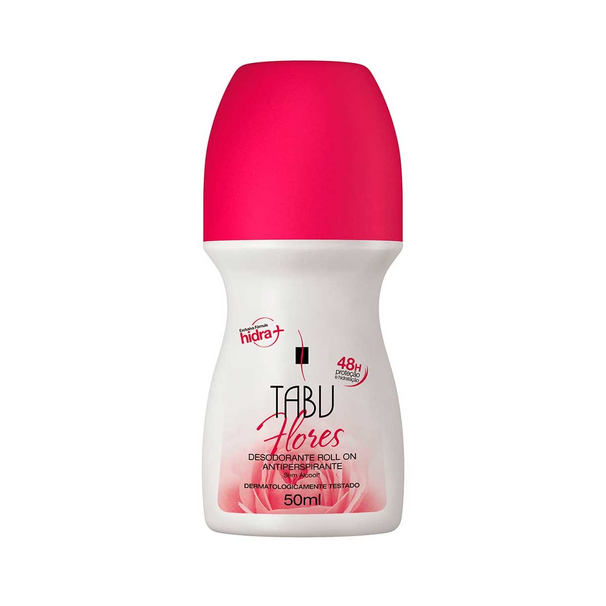 Desodorante Roll-On Antiperspirante Tabu Flores com 50ml 50ml