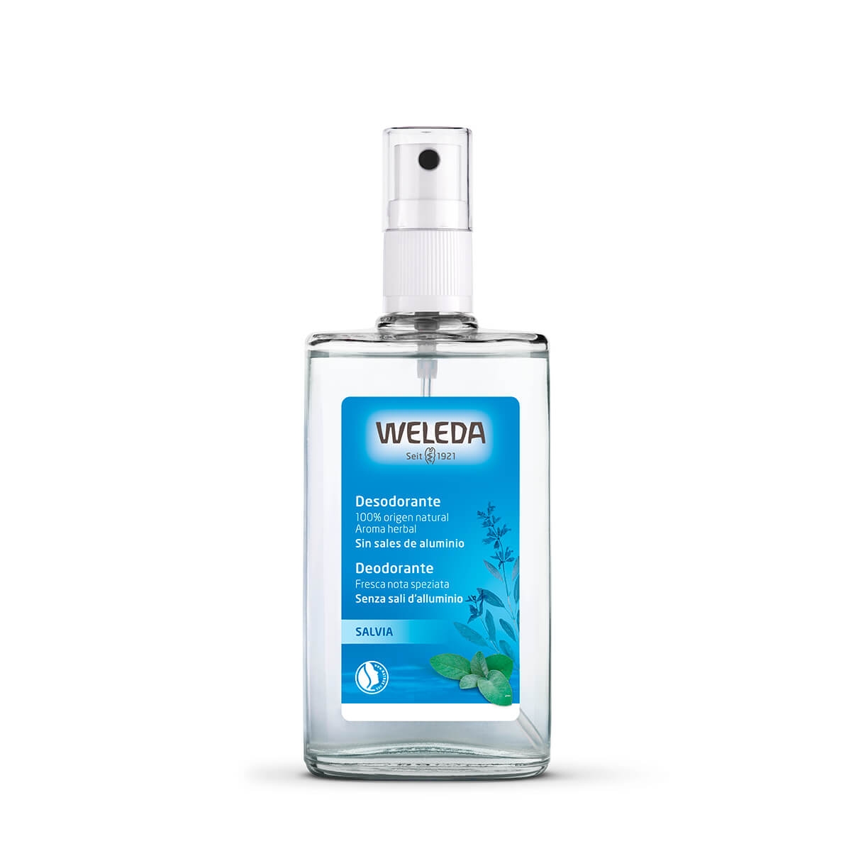 Desodorante Weleda Salvia Sem Alumínio Spray com 100ml