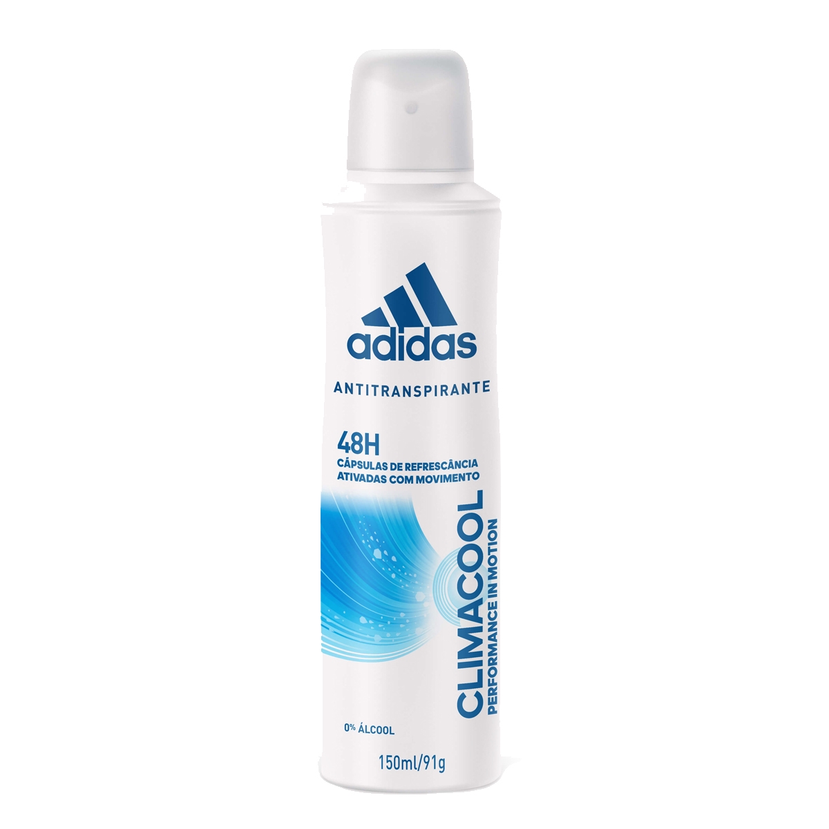 Desodorante Aerosol Antitranspirante Adidas Feminino Climacool Performance Motion com 150ml 150ml