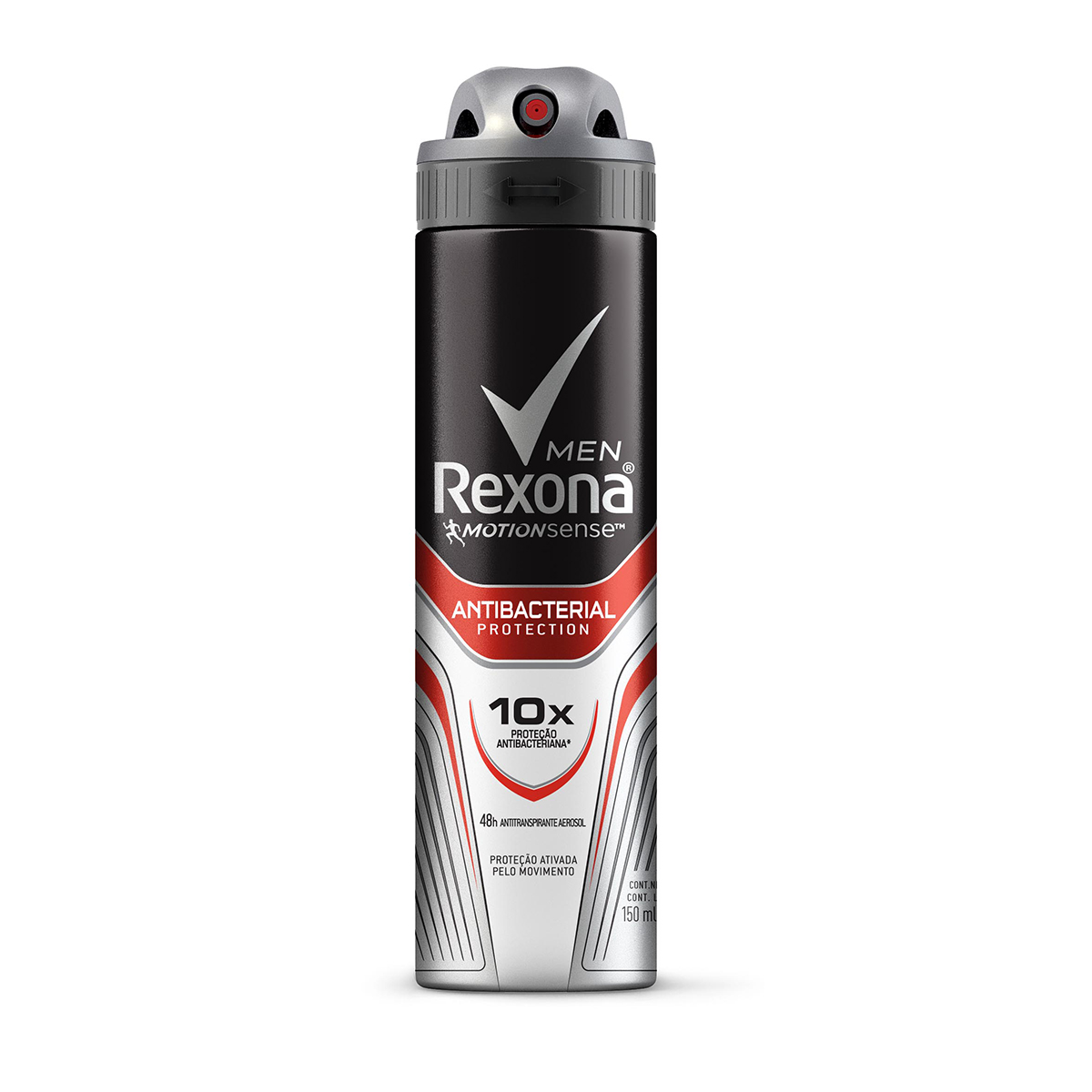 Desodorante Aerosol Rexona Men Antibacterial Protection 150ml