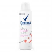 Desodorante Rexona Women Stay Fresh Flores Brancas e Lichia Aerosol Antitranspirante com 150ml