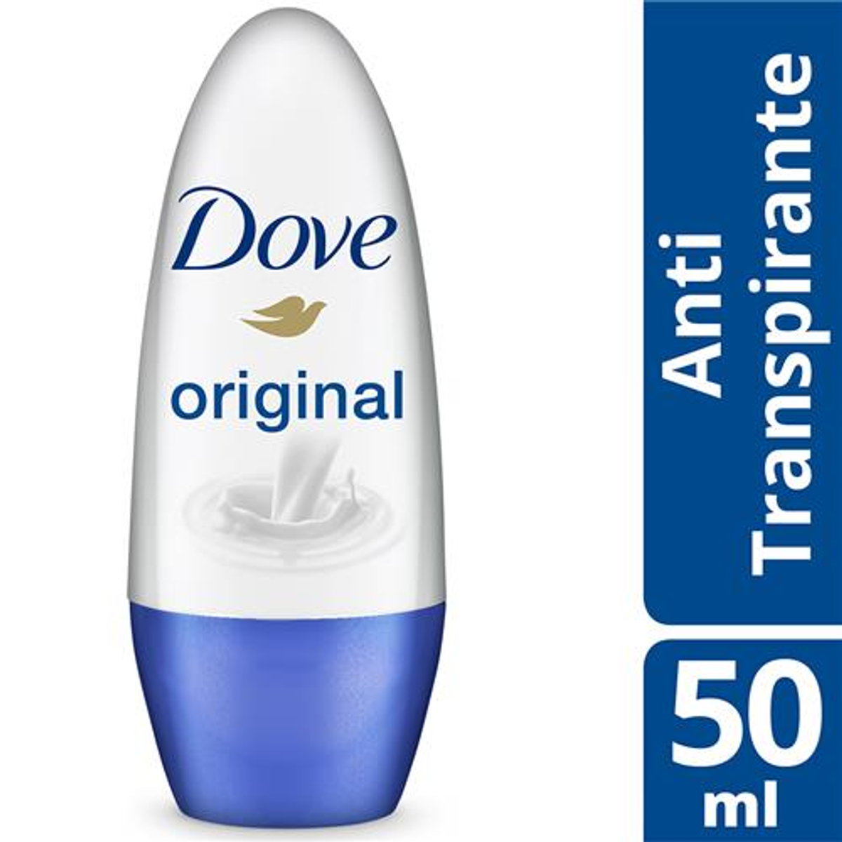 Desodorante Antitranspirante Roll-On Dove Original com 50ml | Droga Raia