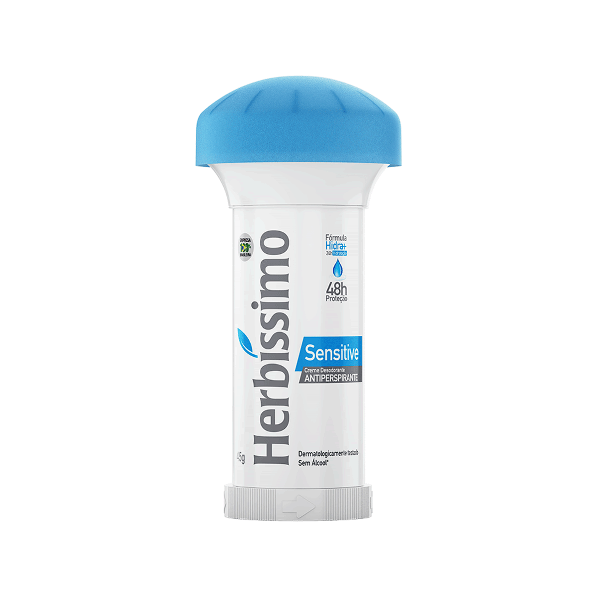 Desodorante em Creme Stick Herbíssimo Sensitive com 45g Herbissimo 45g