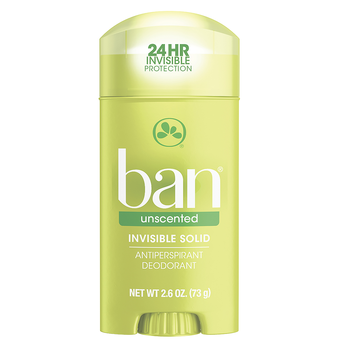 Desodorante Sólido Ban Unscented Sem Perfume 73g
