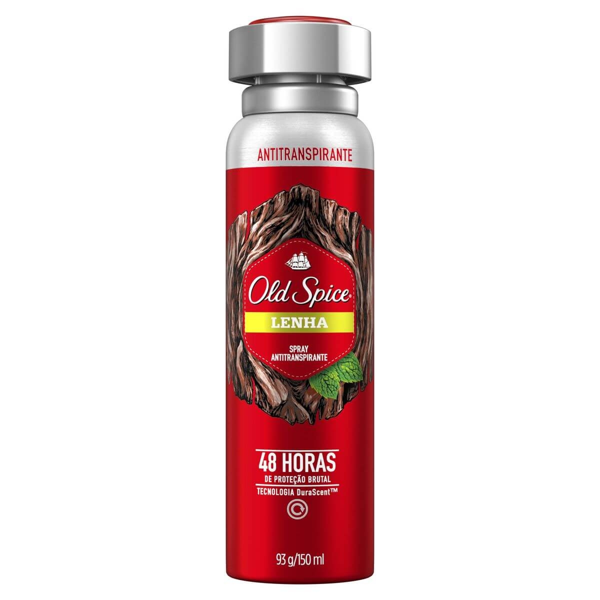 Desodorante Antitranspirante Spray Old Spice Lenha Masculino Com 93g Droga Raia