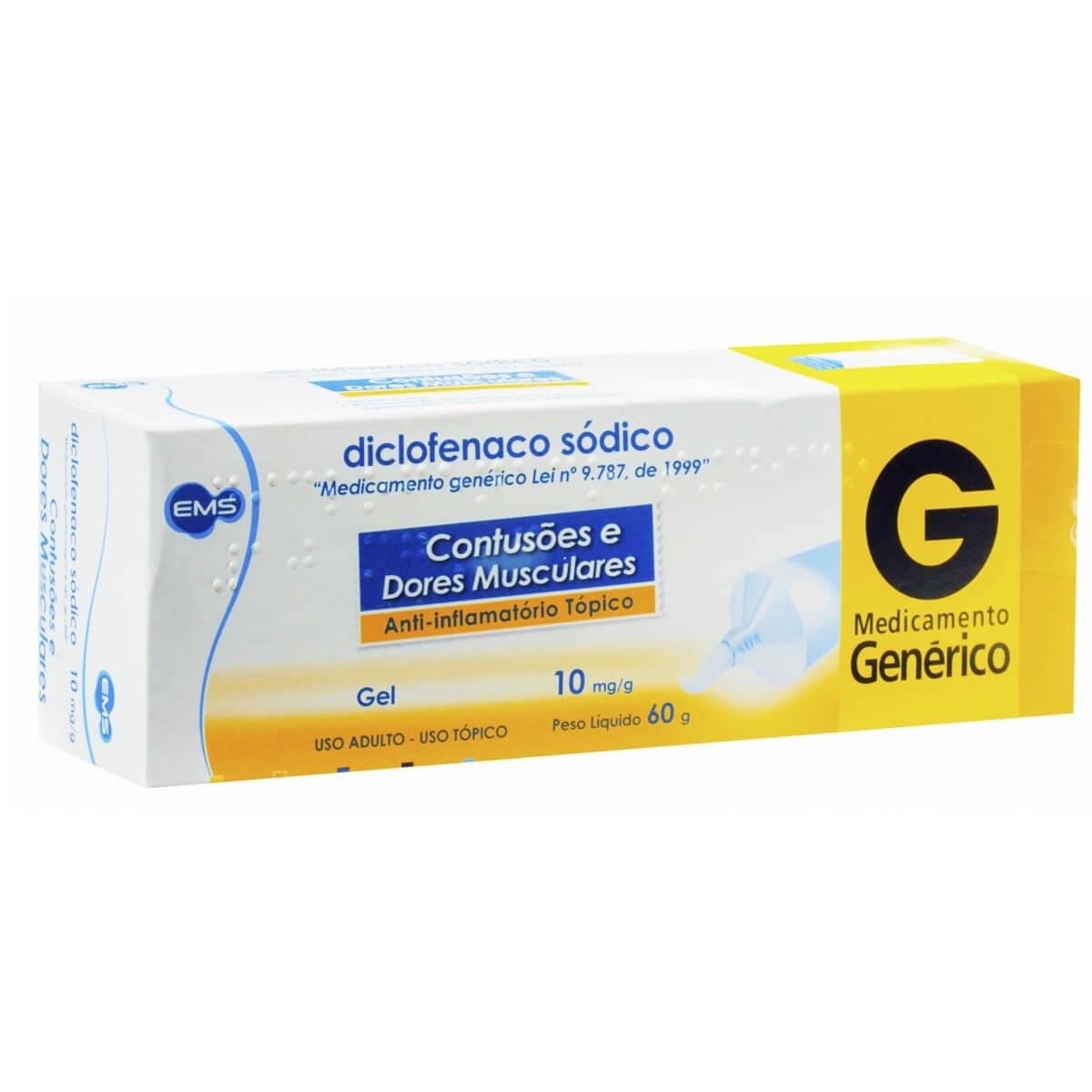 Diclofenaco Sódico 10mg/g EMS - preço e onde comprar | Droga Raia