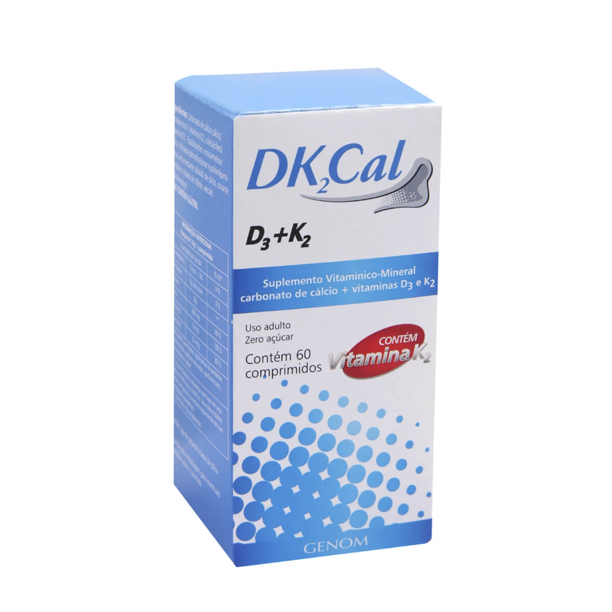 Dk2cal Vitamina + Cálcio Genom 60 Comprimidos