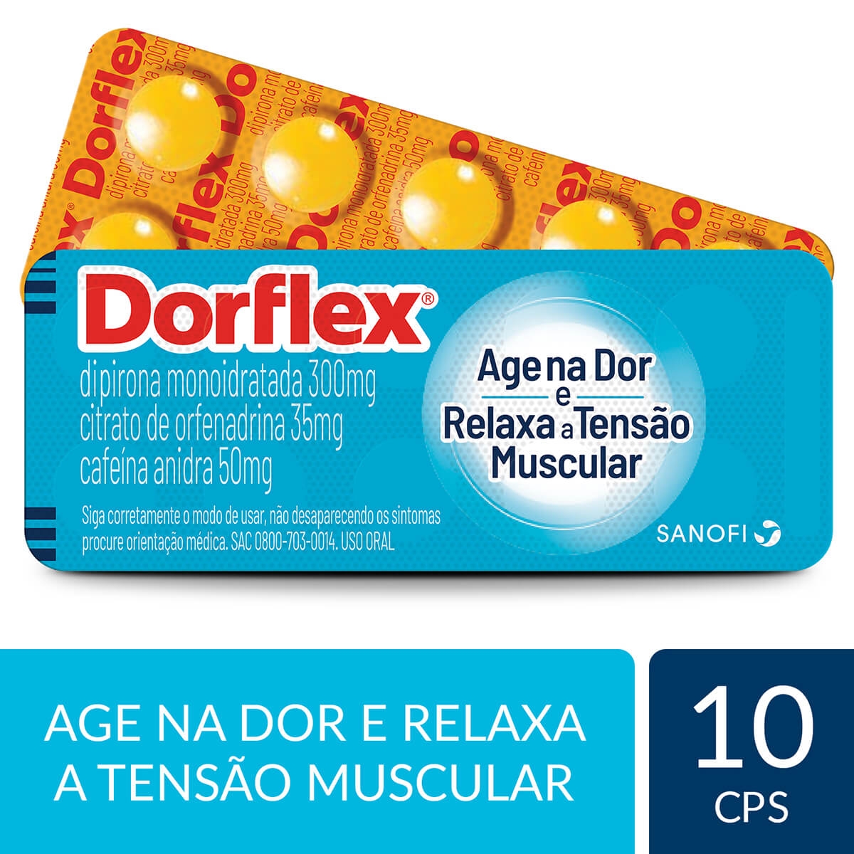 Dorflex com 10 comprimidos | Droga Raia