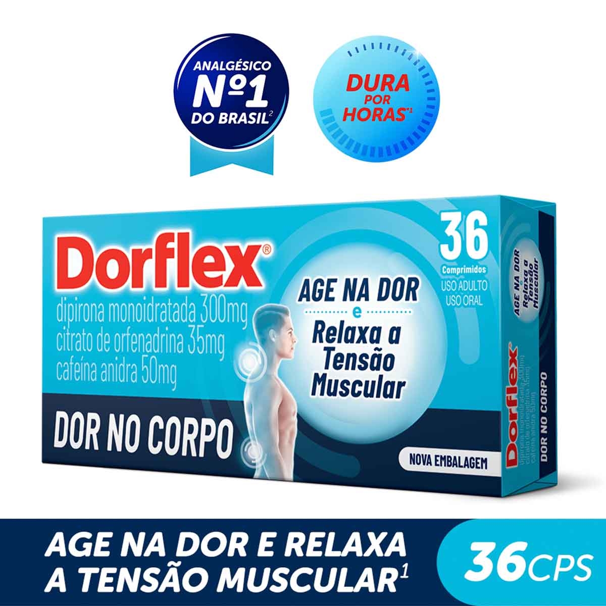Dorflex Analgésico e Relaxante Muscular 36 comprimidos
