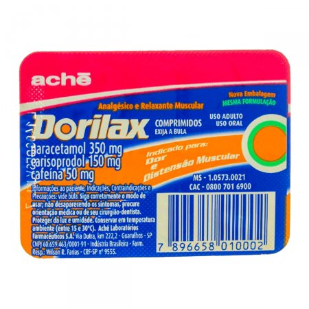 Dorilax com 4 comprimidos