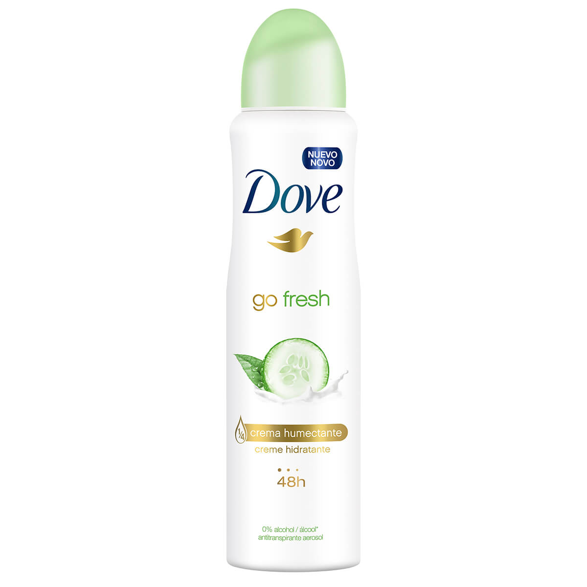 Desodorante Aerosol Dove Go Fresh Pepino & Chá Verde 150ml