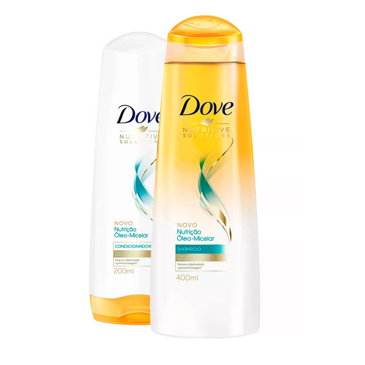 Kit Dove Nutrição Óleo-Micelar com 1 Shampoo de 400ml + 1 Condicionador de 200ml Menor preço em Kit Dove Nutrição Óleo-Micelar com 1 Shampoo de 400ml + 1 Condicionador de 200ml
