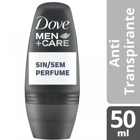 Desodorante Dove Men+Care Sem Perfume Roll-on Antitranspirante com 50ml