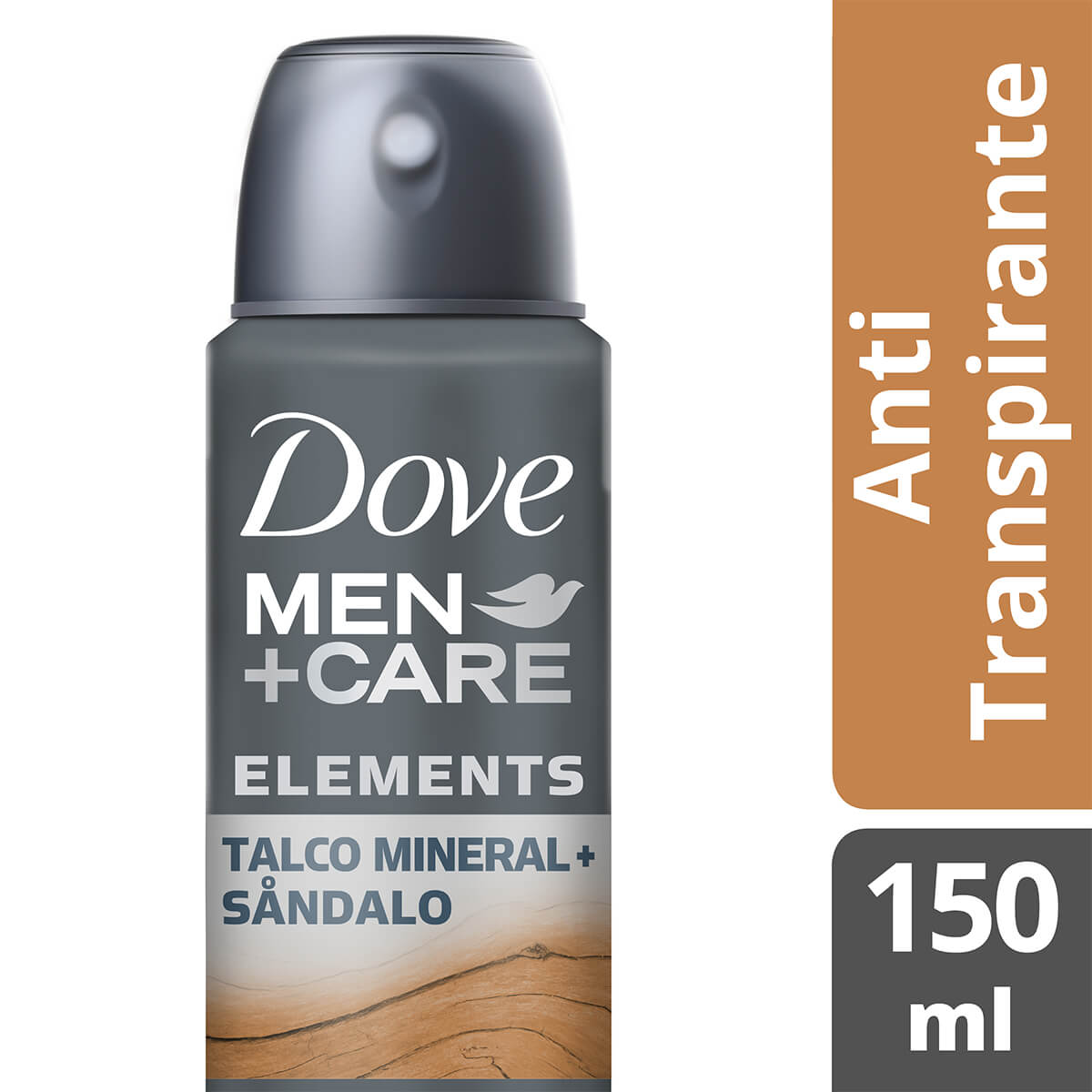 Desodorante Dove Men + Care Talco Mineral e Sândalo 150ml