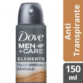 Desodorante Dove Men+Care Elements Talco Mineral e Sândalo 48h Aerossol Antitranspirante com 150ml