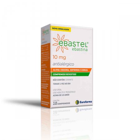 Ebastel 10mg com 10 Comprimidos Foto 1