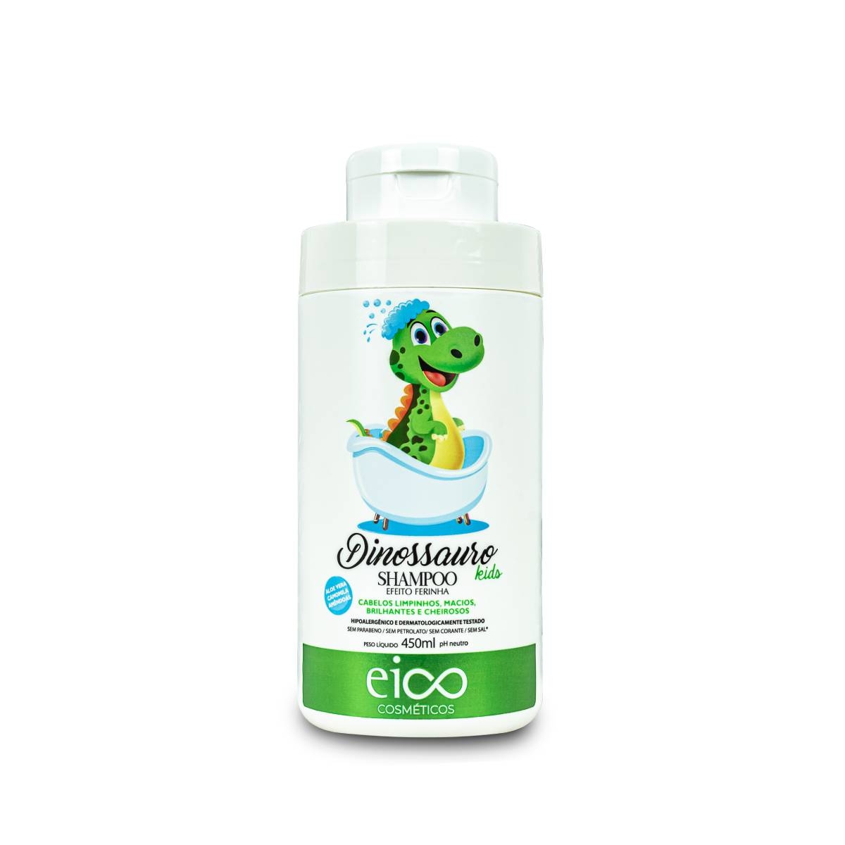 Shampoo Eico Dinossauro Kids com 450ml 450ml