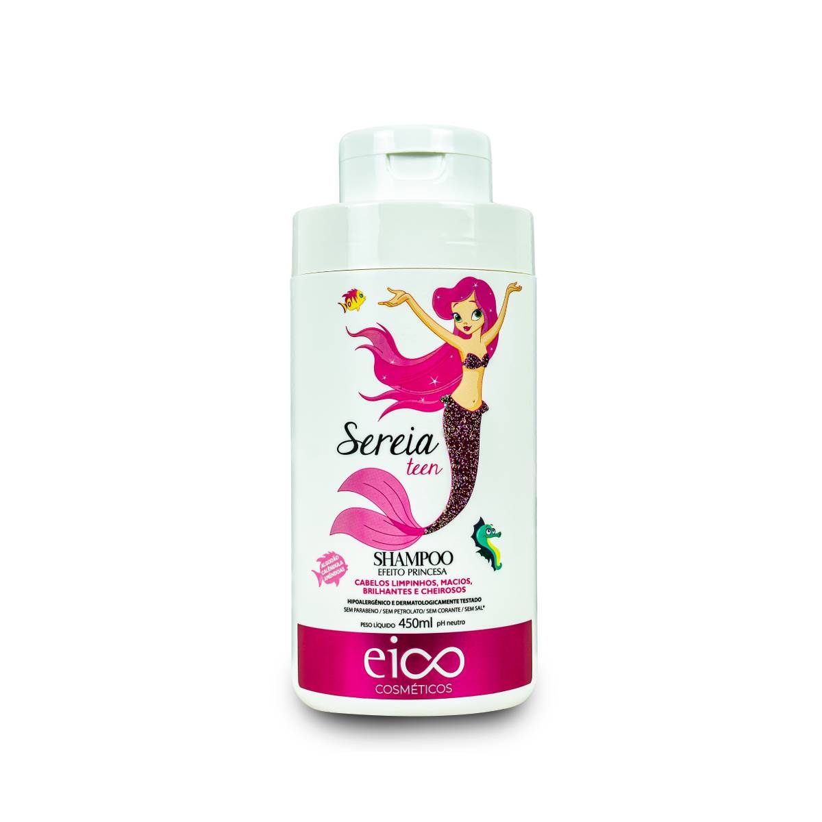 Shampoo Eico Sereia Teens com 450ml 450ml