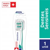 Escova de Dente Elmex Sensitive Extra Macia Dentes Sensíveis com 1 unidade