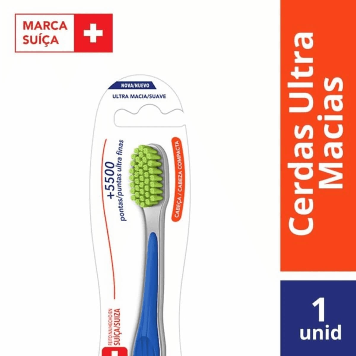 Escova de Dente Elmex Ultra Soft com 1 unidade