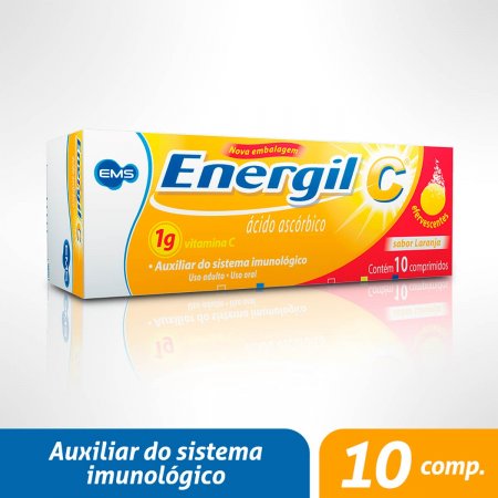 Energil C com 10 comprimidos efervescentes