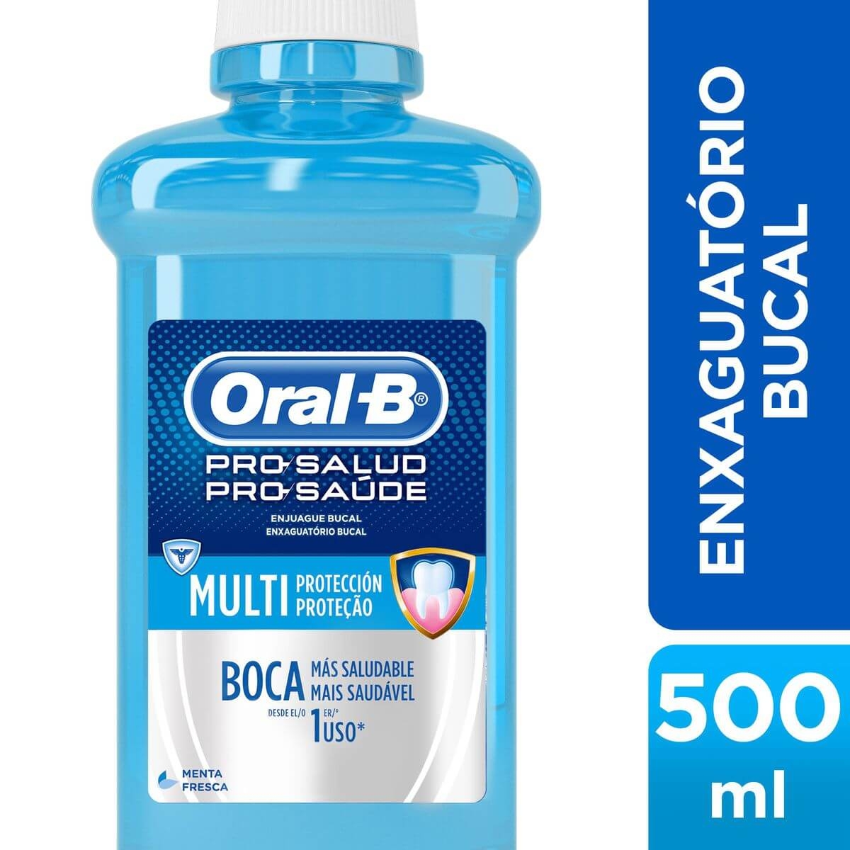 Enxaguante Antisséptico Bucal Oral-B Pro-Saúde Sem Álcool com 500ml