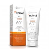 Protetor Solar Facial Episol Sec com Cor Pele Oleosa FPS 60 com 60g
