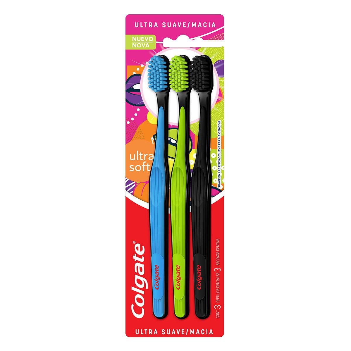 Kit de 3 Escovas de Dente Colgate Ultra Soft Ultra Macia - Oferta ...