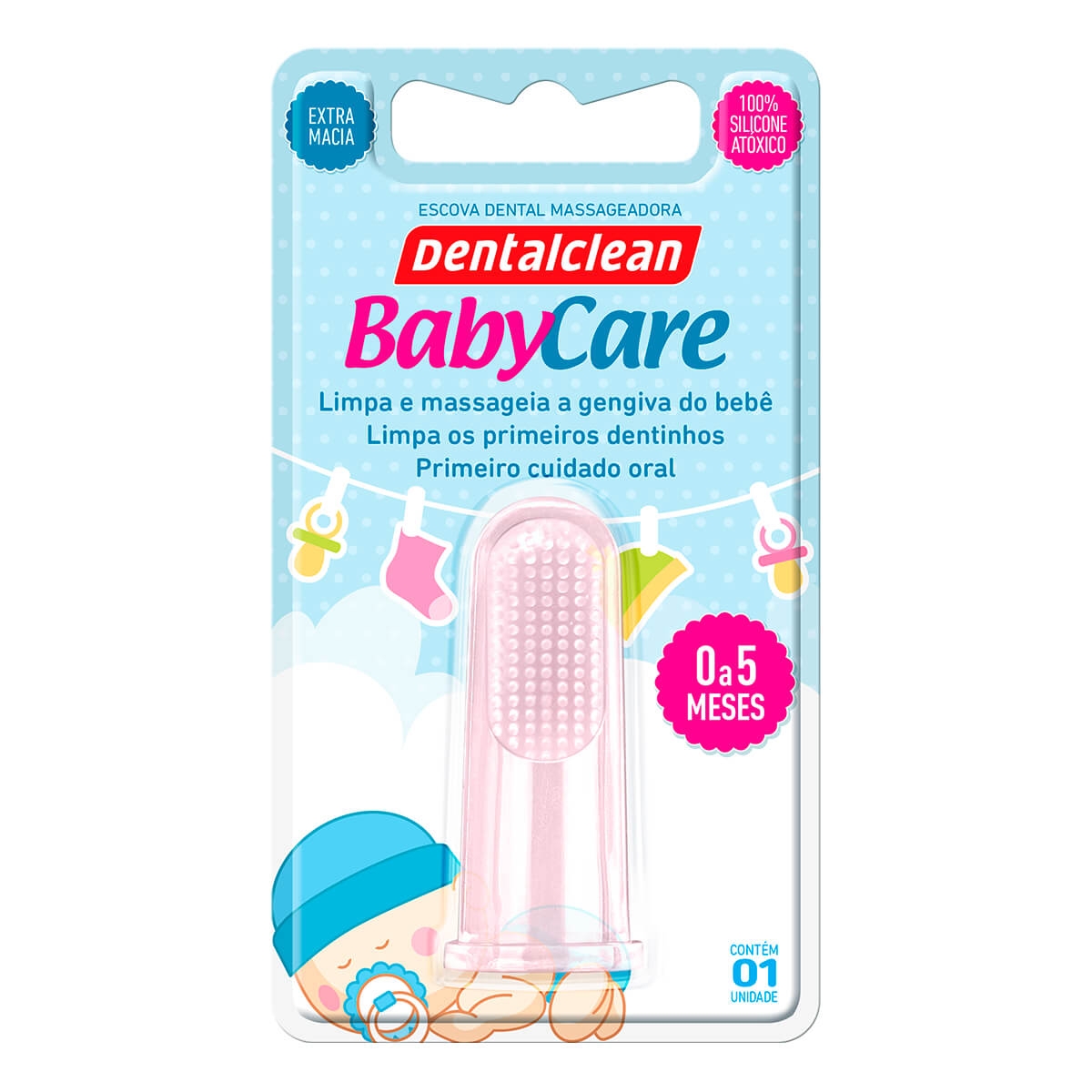 Escova de Dente Massageadora Infantil Dentalclean Baby Care com 1 unidade 1 Unidade