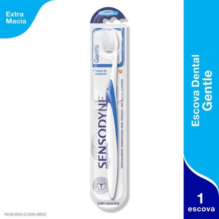 Escova de Dente Sensodyne Gentle Extra Macia com 1 unidade